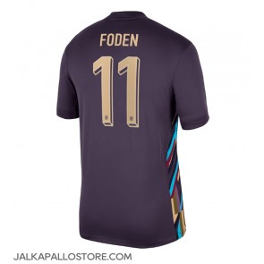 Englanti Phil Foden #11 Vieraspaita EM-Kisat 2024 Lyhythihainen